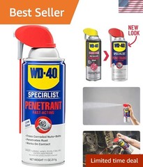 Fast-Acting 11 Oz WD-40 Penetrant for Metal, Rubber & Plastic – Smart Straw Tech