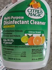Citrus Magic 32oz Multi Purpose Disinfectant Cleaner Natural Formula Virucidal.
