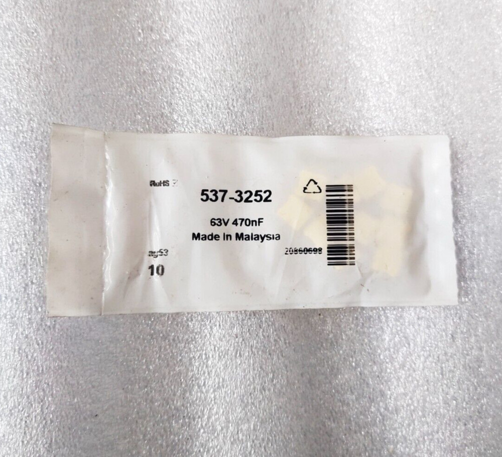 537-3252 63V 470 nF Made In Malaysia 20860698