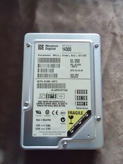 Western Digital Hard Drive P/N AC14300-00RTT2. Made in Malaysia.
