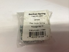 GARDNER SPRING COMP SPRING 36104 G LOT OF 5 NEW O.60×0.055×1.500