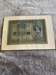 Pre WWI Currency 1000 Tausend Kronen Bank Notes Austria Hungary 1902 Good Cond!