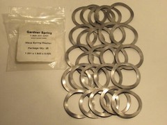 NEW (LOT OF 25) GARDNER SPRING MW1543-020 WAVE SPRING WASHER