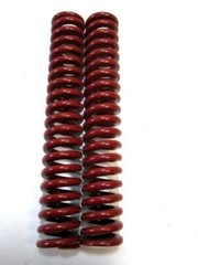Raymond (205-418) 25/32 x 4-1/2″ Red Chromium Alloy Steel Die Springs – Lot of 2