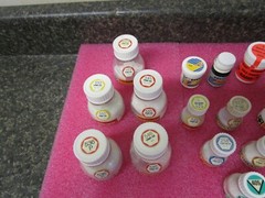 Qty (38) Dental Power Jars – Williams Vita