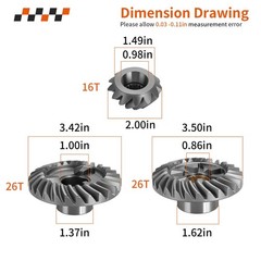 Forward & Pinion & Reverse Gear Set For Yamaha Outboard 75HP 80HP 85HP 90HP 1…