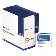 FIRST AID ONLY H305-200 Topical Antiseptic,Wipes,PK200 36LF71
