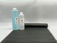12″ x 10 FT Twill Weave Carbon Fiber Fabric Cloth Resin Kit
