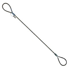 Wire Rope Choker Sling 3/8 x 8′ Steel Core Tagged Certified Crane Rigging