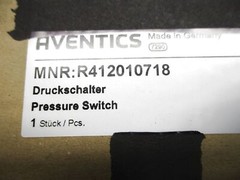 AVENTICS R412010718 250VAC 5A 0,2-16BAR NSMP
