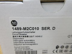 Allen Bradley 1489-M2C010 Circuit Breaker 10 AMP Series D