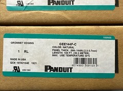 🔴Panduit GEE144F-C Polyethylene Grommet Edging 100FT max Use At 50°C‼️