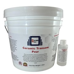 1-5 Gallon Ceramic Transom Pour for Transom Repairs Docks Power Boats Coring NEW