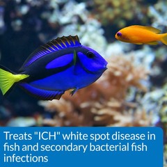 LIQUID SUPER ICK CURE Fish remedy, Freshwater and Saltwater Fish Medication 4 fl