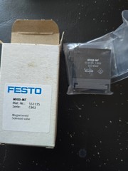 Festo Pneumatic System Kit – Manifold + 2x MHJ9-MF Solenoid Valves + 2x Cables