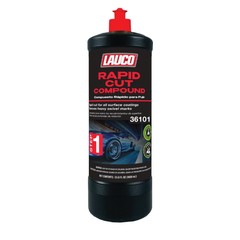 LAUCO Step 1 Rapid Cut Compound – Removes Sanding Marks Fast – 1000mL [36101]