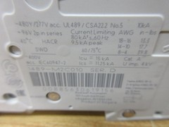 Allen Bradley 1489-M2C010 Circuit Breaker 10 AMP Series D