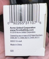 FIRST AID ONLY FAE-3110 SC 25 Blue Metal Foam Bandages, 1″x3″ Brand New Lot Of 2