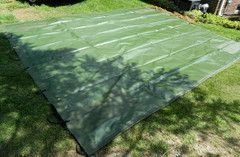 TARPAULIN MILITARY TARP VEHICLE COVER EXTREME DUTY APPROX. 14FT X11FT