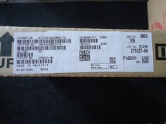 New 2000 Nichicon capacitor NICUVR1H220MDD1TA. Made in Malaysia