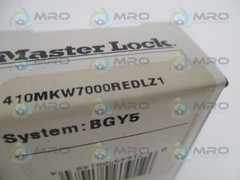 MASTER LOCK 410MKW7000REDLZ1 100B872 PADLOCK NSMP