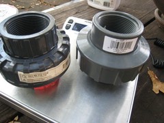2 yes 2 512-44-112-112B PVC Threaded Pipe Union 1-1/2″ KBI brand