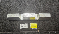 Aluminum Alloy Ingot ME251645 ATS-98S 7.25 Lbs 13.5″ L x 1.5″ H x 1.5″ W Silver