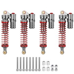 Pothyes Aluminum Adjustable Piggyback Shock Absorber Oil Damper for Axial SCX…