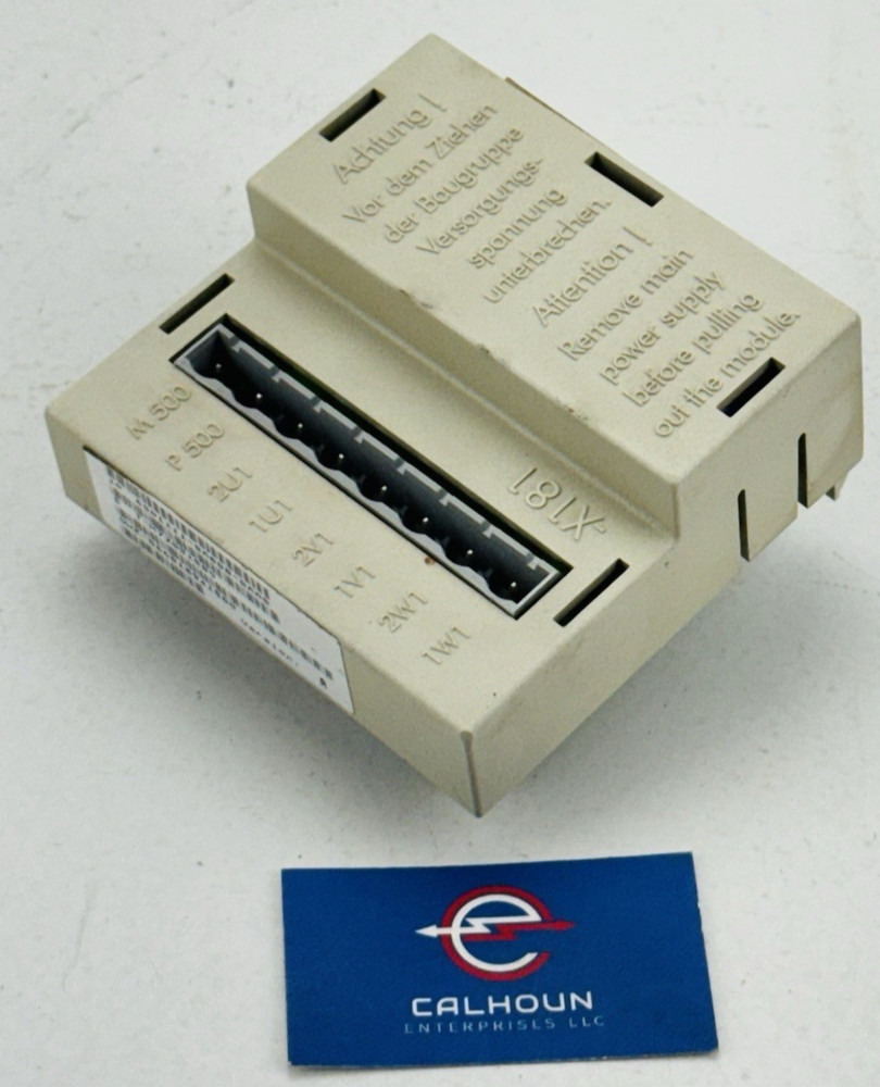 Siemens 6SN1111-0AB00-0AA0 SIMODRIVE 611 Surge Arrester *WARRANTY*