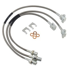3PCS Stainless Steel Brake Lines Set Fits Chevy GMC C K Truck 4-6 Lift Durable