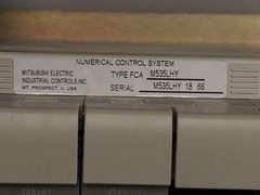 Mitsubishi M535LHY CNC Controller from Mazak SQT 15M Factory Serviced
