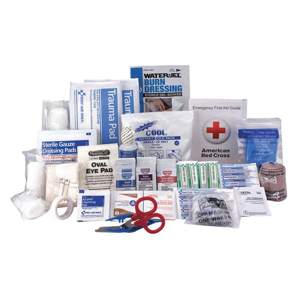 FIRST AID ONLY 90617 Complete Refill/Kit,183pcs,Class A 48ZE28
