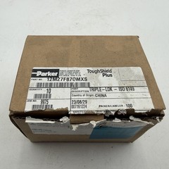 10 pack PARKER 12M27F870MXS Triple-Lok 37° Flare JIC Tube Fitting