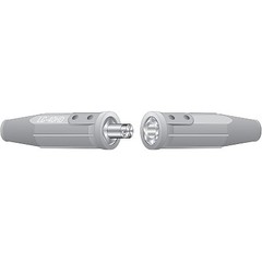 Lenco 5040 Cable Connector Oval Point Screw Connection Male/Female 1/0-2/0 AWG