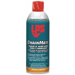 Lps 02416 Chainmate Chain And Wire Lubricant, 11 Oz Aerosol Can, Black