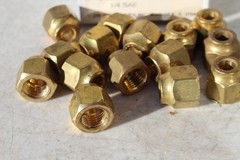 15 LOT JB Industries NS4-4 Short Refrigeration Nut 1/4 in Nominal Flare 3000 psi