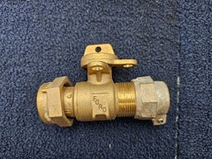 Ford 3/4 NL Stop Brass Ball Meter Valve Replacement Threaded Heavy Duty