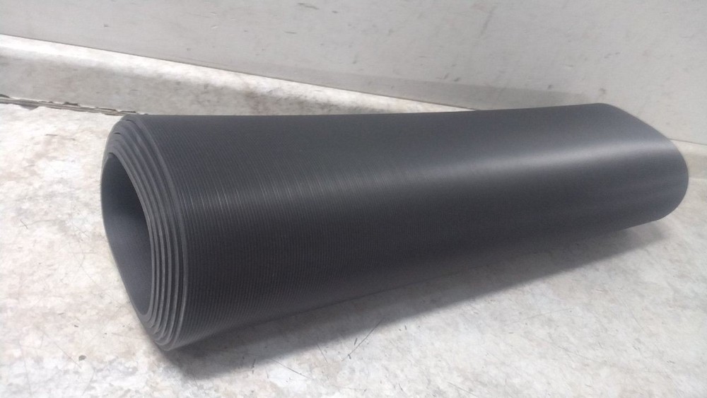 Notrax 830C0036-12 3 Ft Width 12 Ft Length Black Switchboard Mat