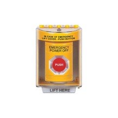 SAFETY TECHNOLOGY INTERNATIONAL SS2271PO-EN Emergency Power Off Push Button,Yell