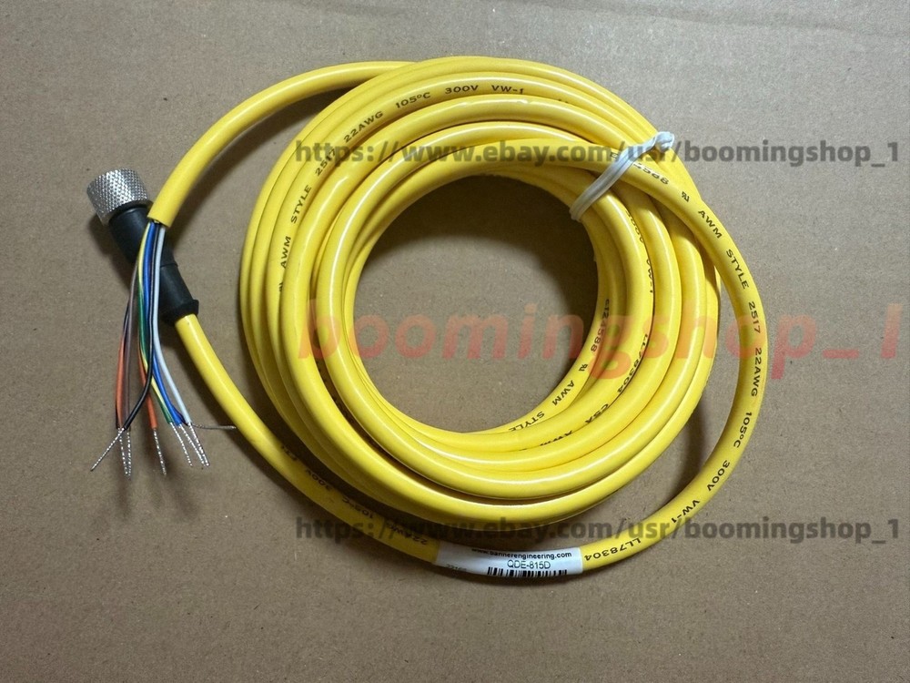1PC NEW Banner QDE-815D EZ-Screen Light Curtain Cable