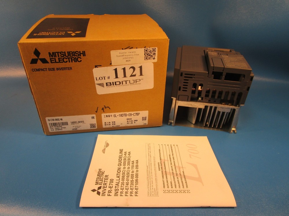 Mitsubishi FR-E740-040SC-NA, Compact Size Inverter, Variable Frequency Drive