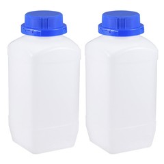 Lab Reagent Bottle Plastic,1500ml Sample Sealing Liquid Storage Container 2X