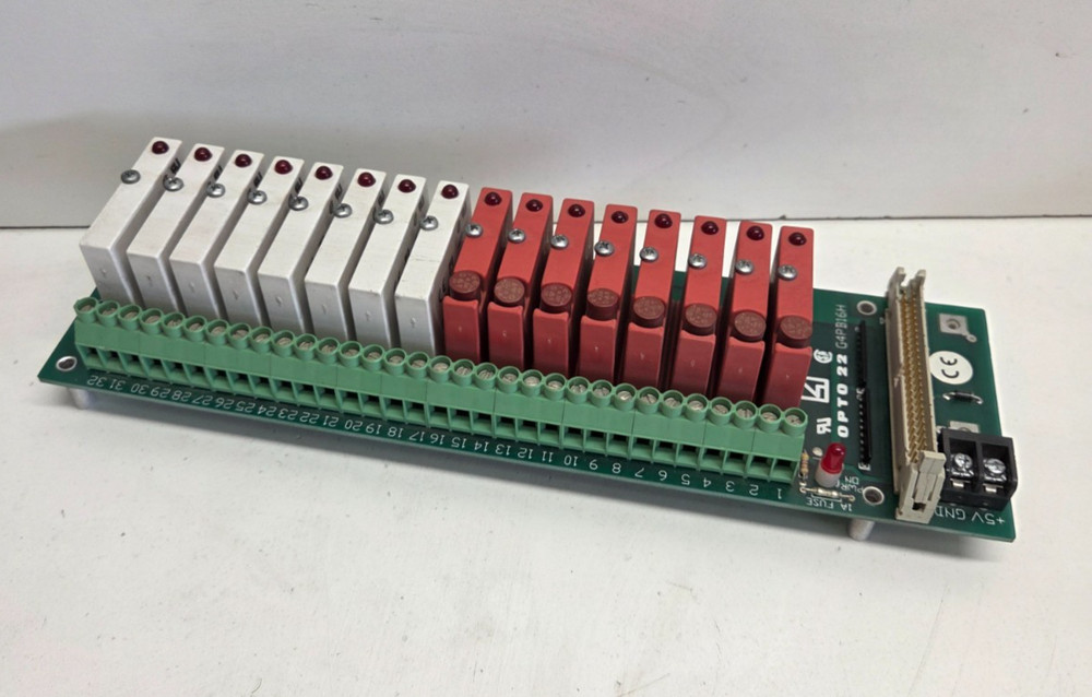 GUARANTEED! OPTO 22 MODULE RACK W/ MODULES G4PB16H