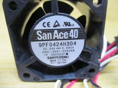 Sanyo Denki 9PF0424H304 SanAce40 Axial Fan