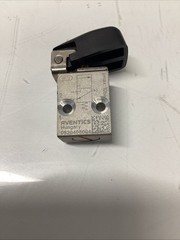 Aventics 0820408004 Manual Air Control Valve, Button, Aluminum O-753