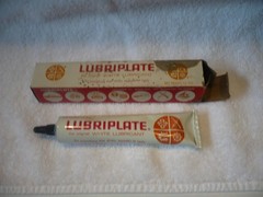 vintage tube of Lubriplate THE ORIGINAL WHITE GREASE with original box free ship