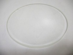 Quarts Laser Viewport 61ASM95231W Pyrex? 4 1/2″ Diameter X 1/4″ Thick