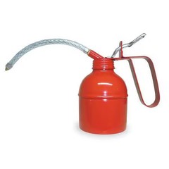 Westward 2Laj6 Oiler, 10 Fl Oz Capacity, Tin Coated Steel Sheet, Flexible