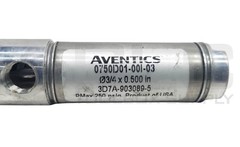 LOT OF 2 NEW AVENTICS 0750D01-00I-03 PNEUMATIC CYLINDER, 3/4″ BORE 0.500″ STROKE