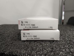 Lot of 2 IDEC NC1V-1111-10AS NC1V Series 1 Pole 10A Circuit Protector